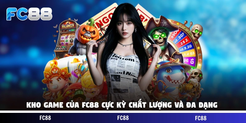 Kho game của FC88 cực kỳ chất lượng và đa dạng
