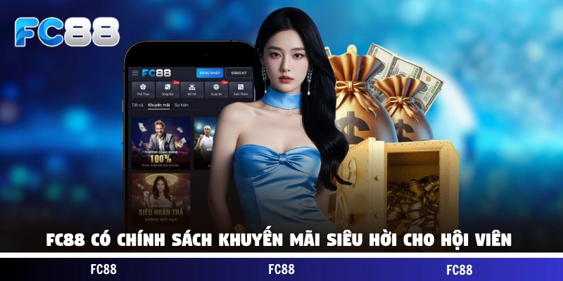 FC88 có chính sách khuyến mãi siêu hời cho hội viên