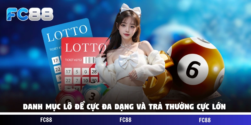 Danh mục lô đề cực đa dạng và trả thưởng cực lớn